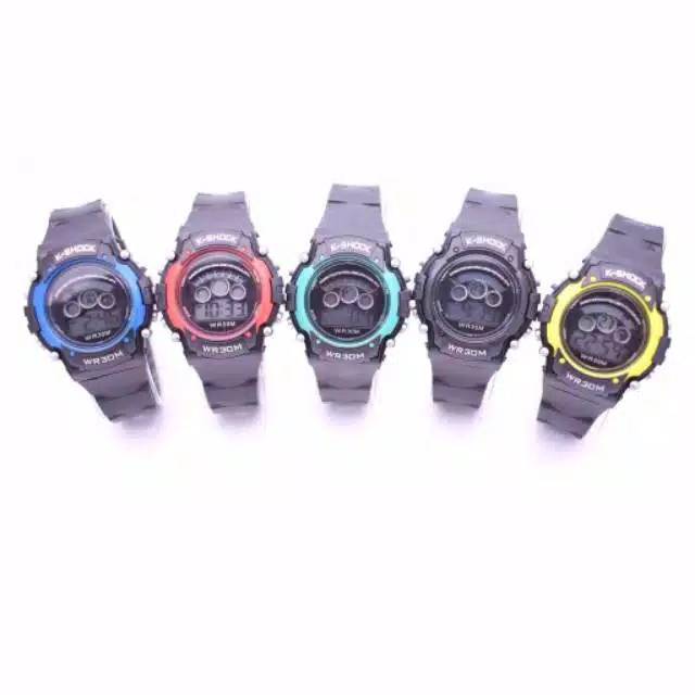 Jam Tangan Pria K-Shock Digital Strap Rubber