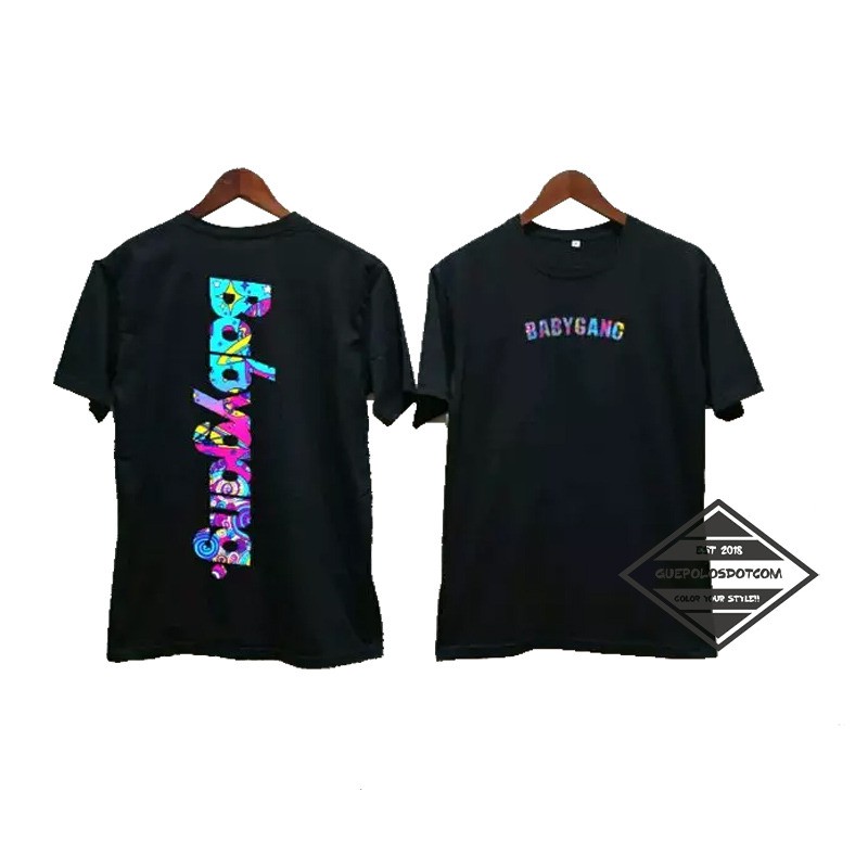 KAOS BAJU TSHIRT BABY GANG rainbow colorful  - KAOS baby gang 04 - CUSTOM Kaos MURAH