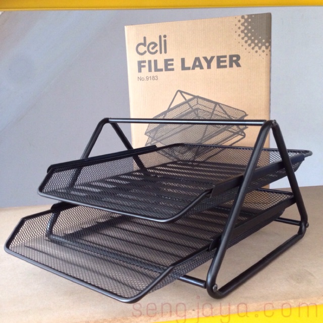 

Letter Tray / File Layer 2 Tier Black 9183