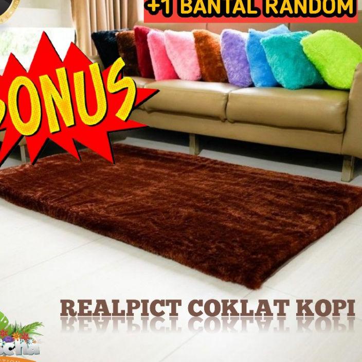 ◙ Karpet Bulu Tebal Murah Karpet Bulu Kamar Tidur100x150x3,5 Karpet Bulu Kecil Karpet Bulu ♖