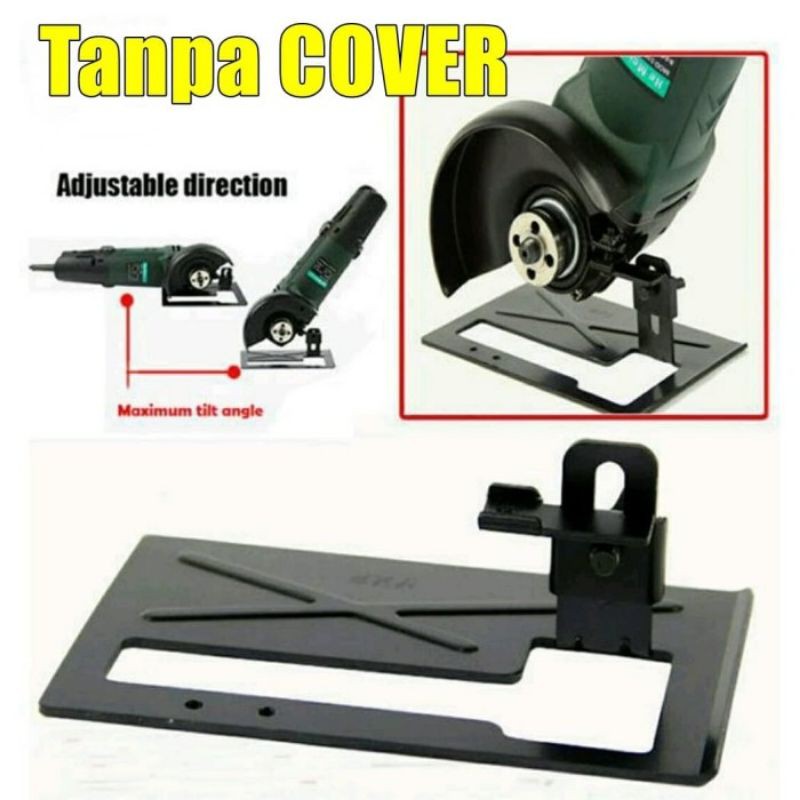 Pengaman Dudukan Gerinda Tangan Bracket Base Holder Gergaji Dudukan Gerinda Jadi Mesin Gergaji