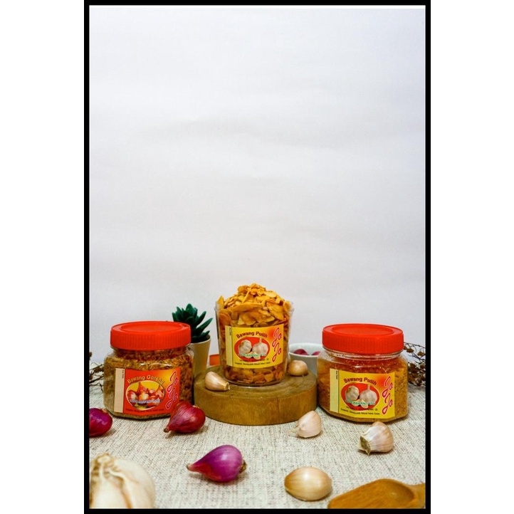 

Bawang Putih Jojo Cincang Toples 130 Gr First Hand
