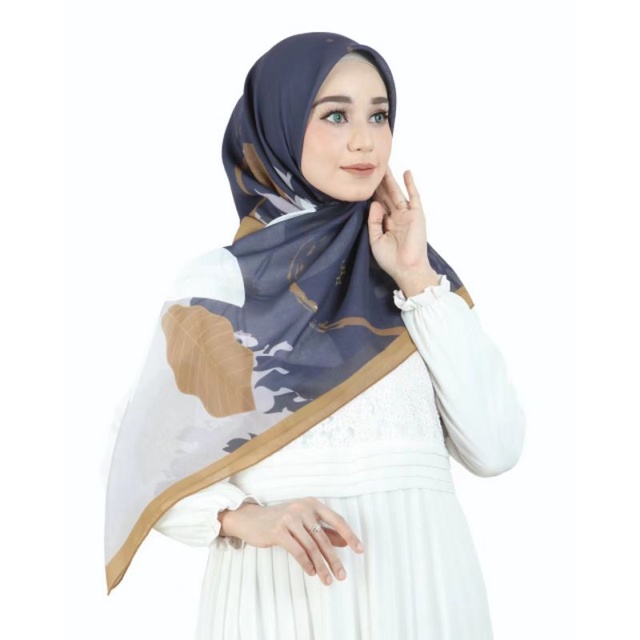 Hijab Segiempat Paris Polos Motif PREMIUM IMPORT/Motif Baru/Murah