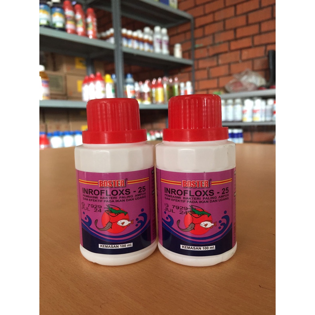 BOSTER INROFLOXS INROFLOXS INROFLOK 25 BOTOL 100 ML
