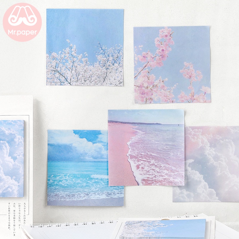 

Sky Cloud Beach Seaside Memo Pads Sticky Notes Notepad Self-Stick Note