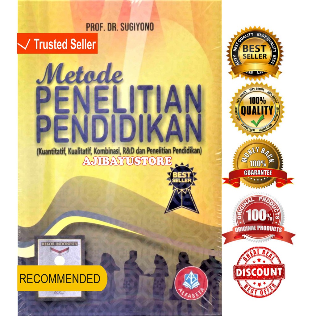 Metode Penelitian Pendidikan Pendekatan Kuantitatif Kualitatif Dan R D Sugiyono Alfabeta Shopee Indonesia