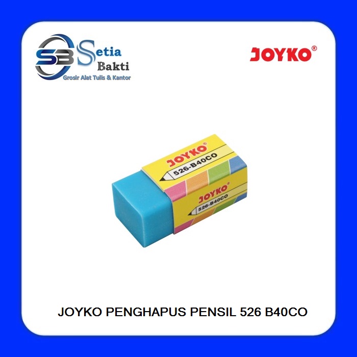 

JOYKO Penghapus Pensil Berwarna Kecil 526 B40CO - 1 Pcs