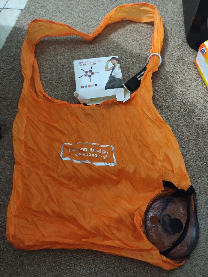 Tas Belanja Lipat Go Green Fashion Roll Up Shopping Bag