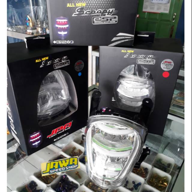 Lampu Led belakang scopy fi ring 12