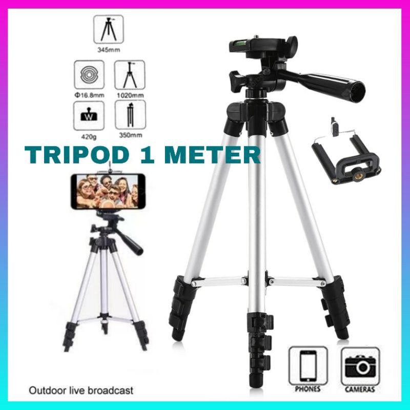 Tripod HP KAMERA 1METER PLUS FREE HOLDER U