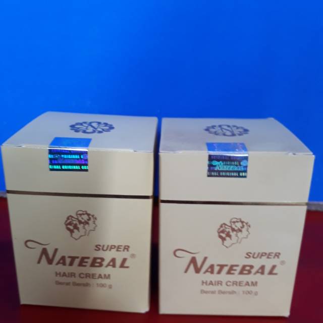 Natebal hair cream super minyak rambut penghitam alami 100gr