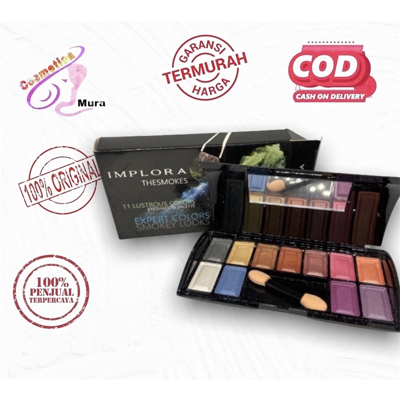 [ 7672 ] implora eyeshadow the smoke 11 colour