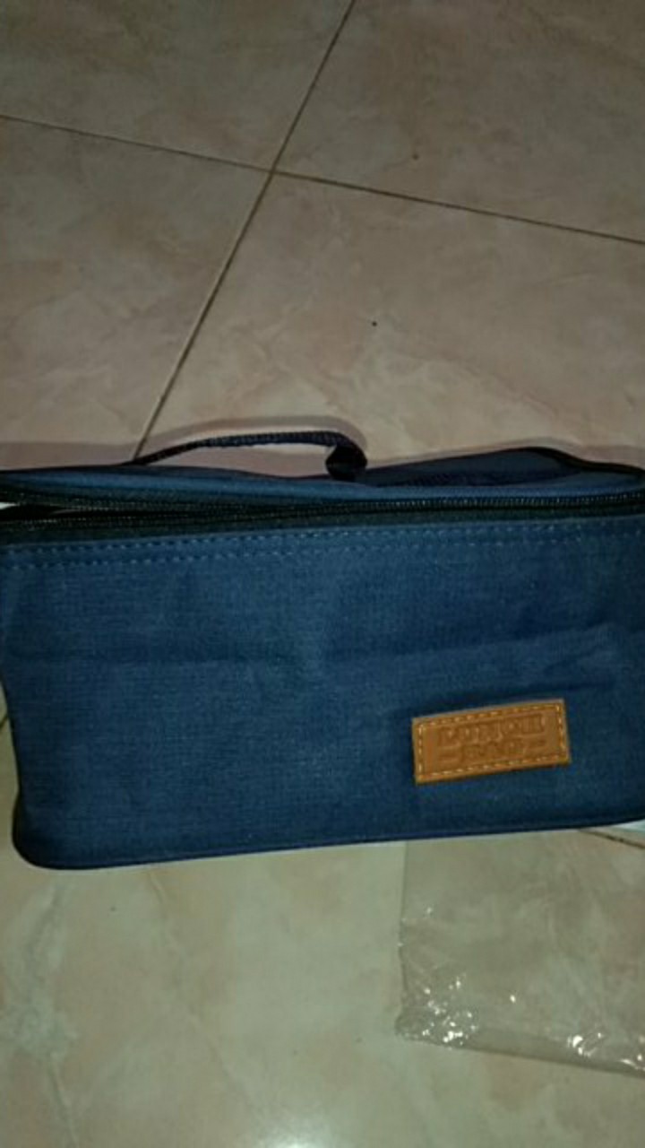 Tas Bekal Makanan Yooyee Mini Lunch Bag Polos Cooler Bag Aluminium Foil Lunch Box Kotak Makan Set