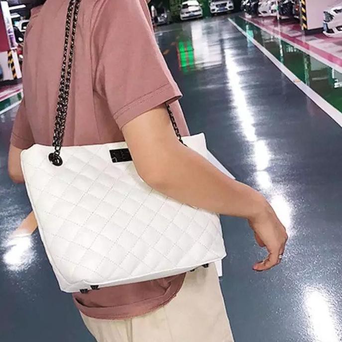 ♛DISKON-GEDE♛ HC TAS KULIT CHAIN SHOULDER BAG WANITA CAIN RANTAI TAS SELEMPANG IMPORT ,.,.,.,.,.,