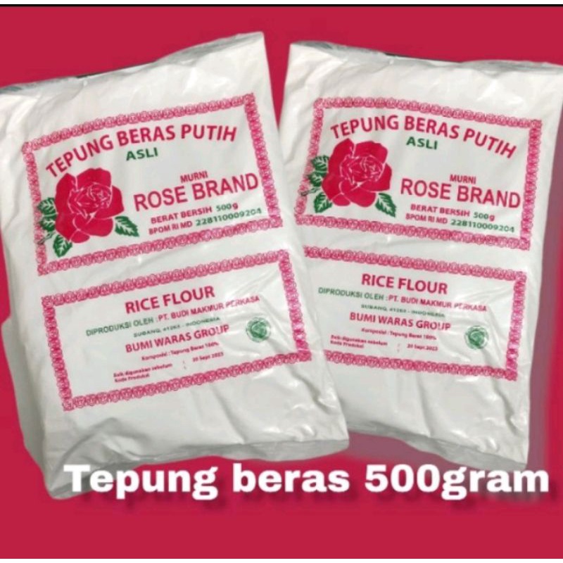 

Tepung Beras Rose Brand 500 gram / Tepung Beras / Tepung Rose Brand