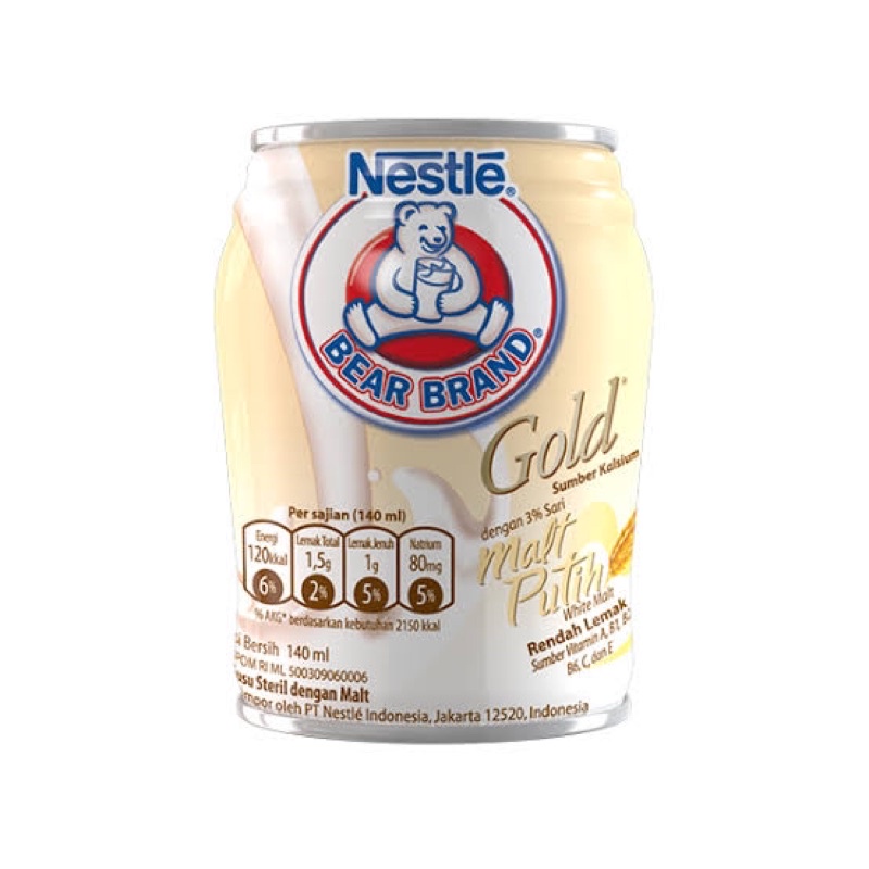 

NESTLE BEAR BRAND SUSU BERUANG WHITE MALT SUSU MURNI