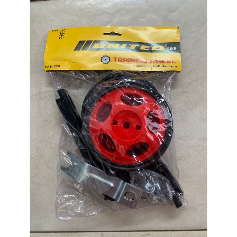 TERMURAH!!! Set Roda Samping Sepeda 12-20 Inch / UNITED / Realpict