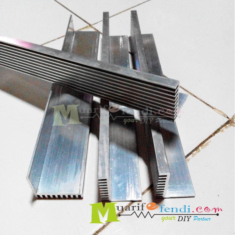 PENDINGIN HEATSINK MODEL L PANJANG 30cm TEBAL 3mm