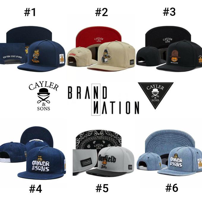 Cayler & Sons x Garfield Snapback Import