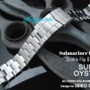 22mm Rantai Super Oyster for Seiko SNZF17 Sea Urchin Submariner Clasp