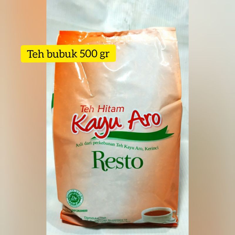 

Teh hitam kayu aro resto khas kerinci 500 gram