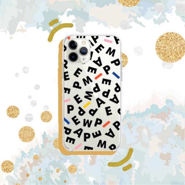 Custom case alphabet softcase nama casing hape