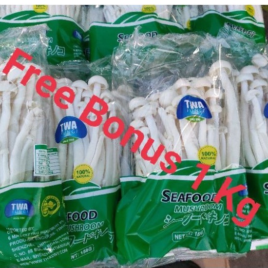 

Jamur Salju 1 Pck uk 150gr + Gratis Bonus 1 kg
