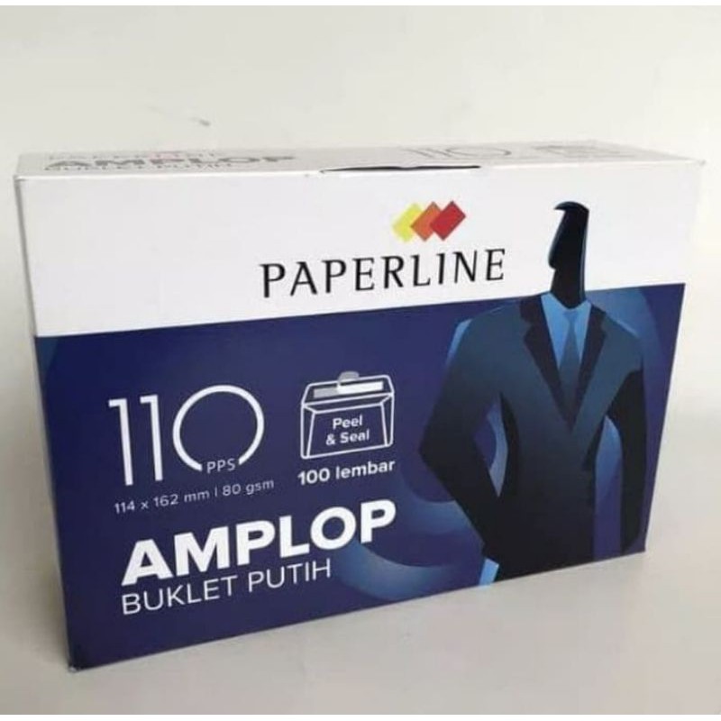 

Amplop putih polos Paperline 110 pps