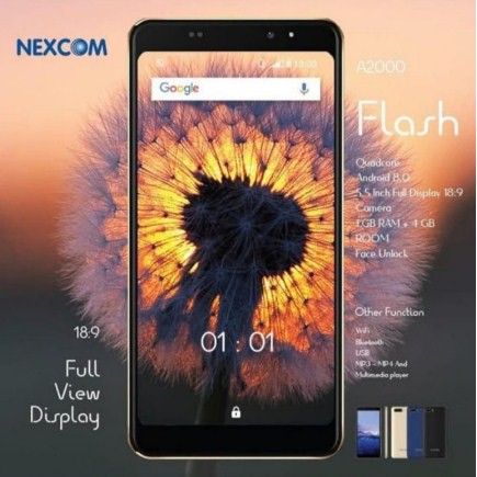 NEXCOM A2000 FLASH 1/4GB 5,5"INCH DISPLAY 100% ORIGINAL GARANSI RESMI -BLACK