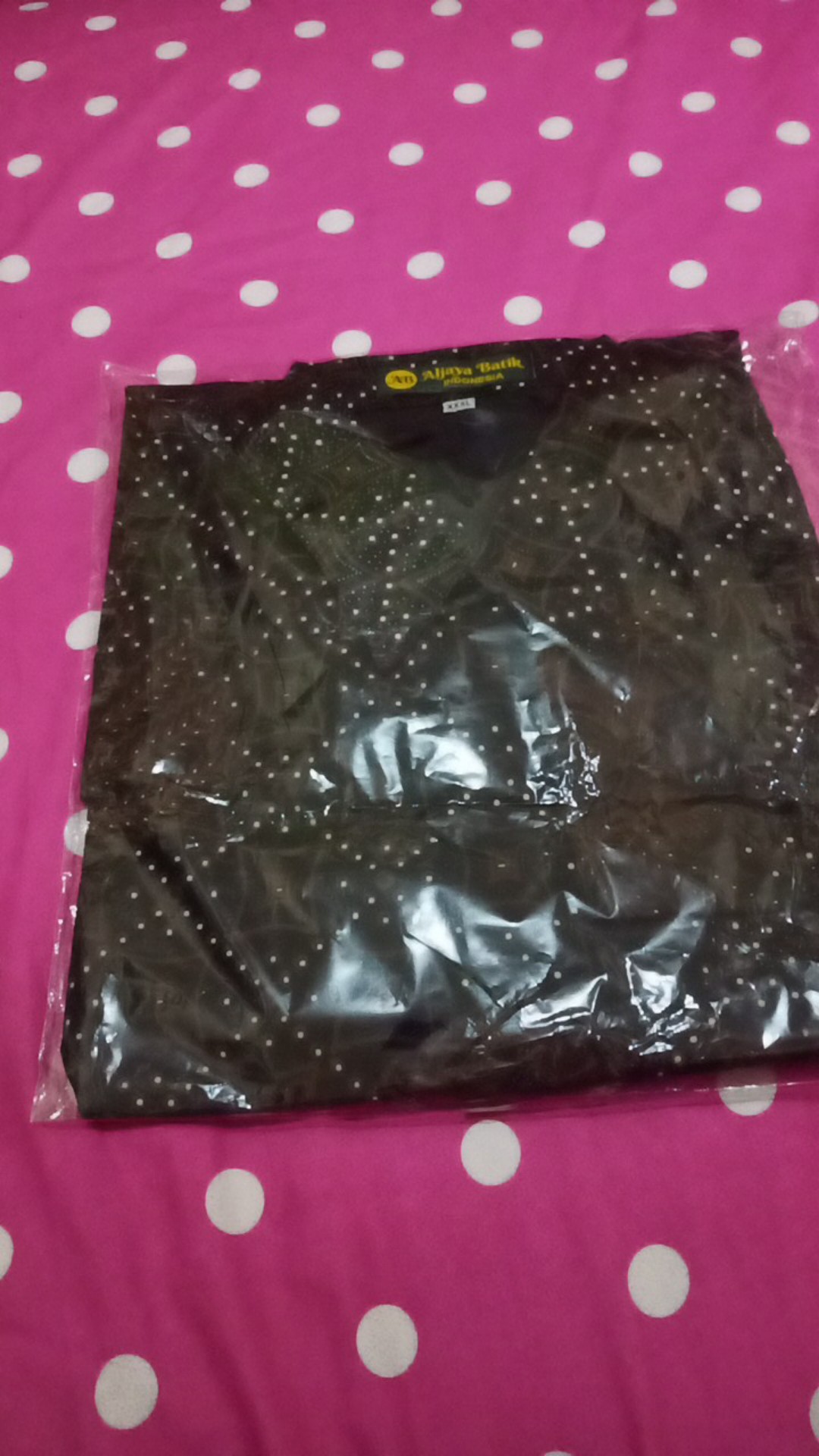 Batik Pari Coklat Kemeja Batik Asmara Lengan Panjang Full Furing