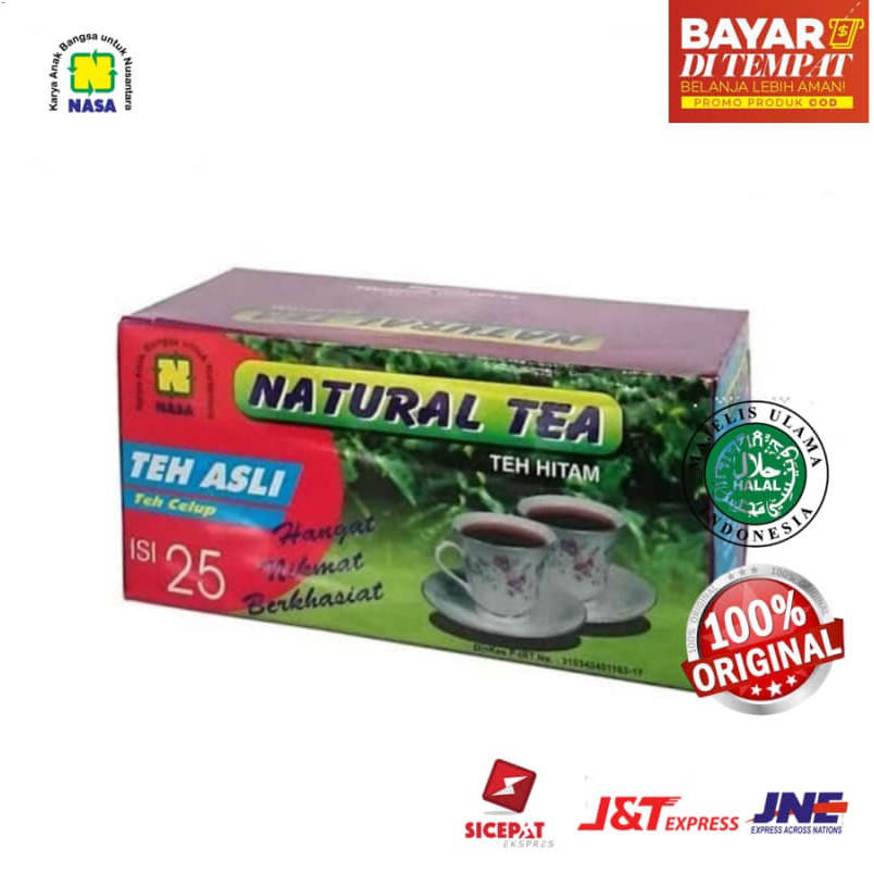 

NATURAL TEA/TEH HITAM NASA/HERBAL UNTUK JANTUNG,KANKER,STROK(25 sachet)