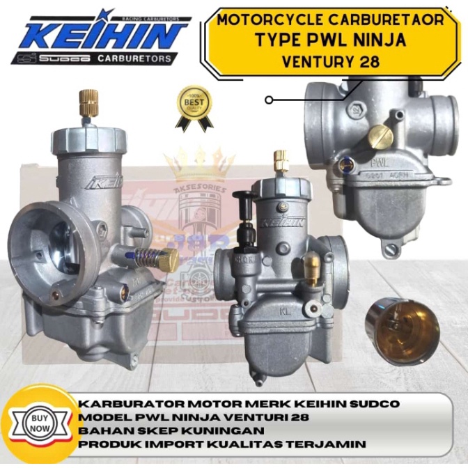 Karbulator Keihin Sudco PWL Ninja R Super Kips Code G261 ACFH
