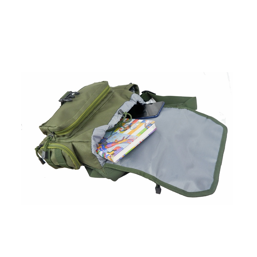 BIDIGI BOW TAS SELEMPANG/SLINGBAG/SLEMPANG ARMY TACTICAL