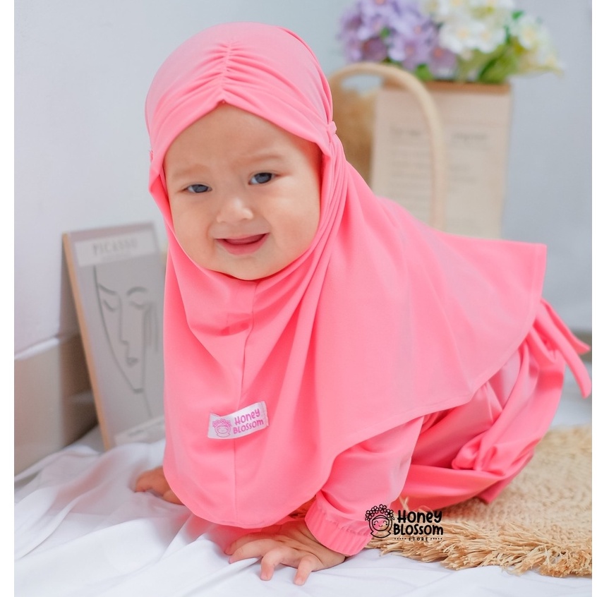 HoneyBlossom - gamis bayi / gamis bayi perempuan 6 12 bulan / gamis bayi perempuan lylia