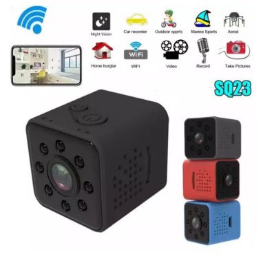 Spy Cam Kamera Pengintai SQ23 Mini Dv Wifi Action Camera Night Vision