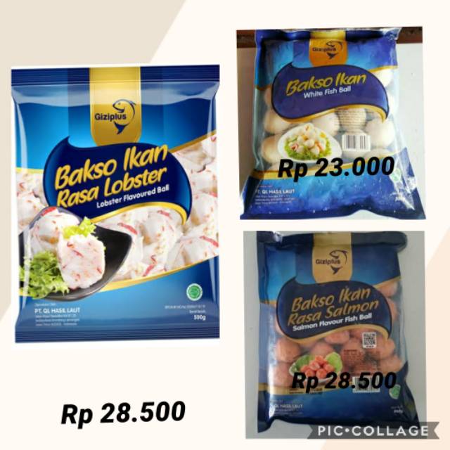 

Giziplus Bakso Ikan Lobster/ Bakso Ikan / Bakso Ikan Rasa Salmom