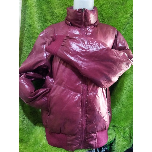 PL JACKET MERAH BOMBER CANTIK