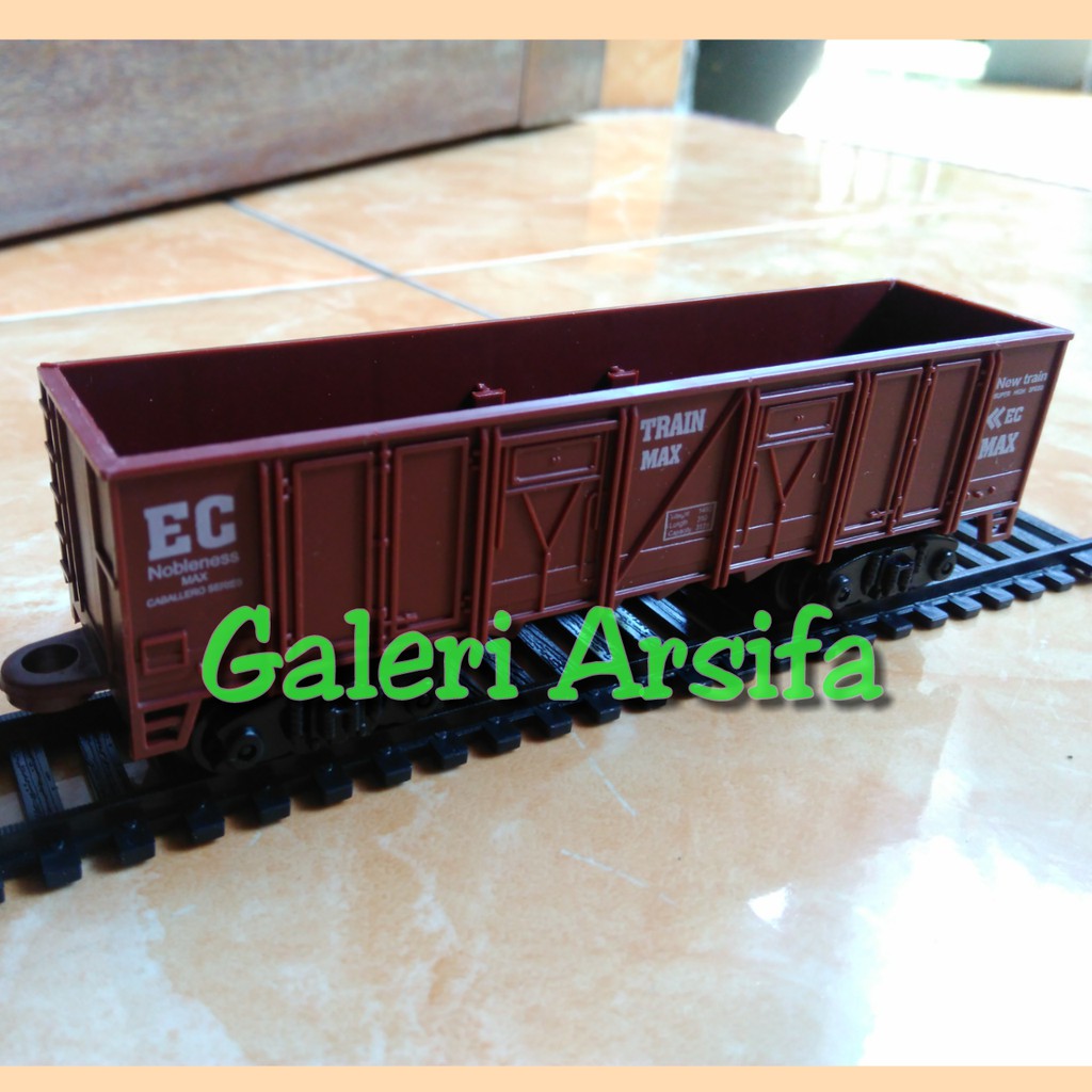 Miniatur Gerbong Truk Angkutan Ballast Railking