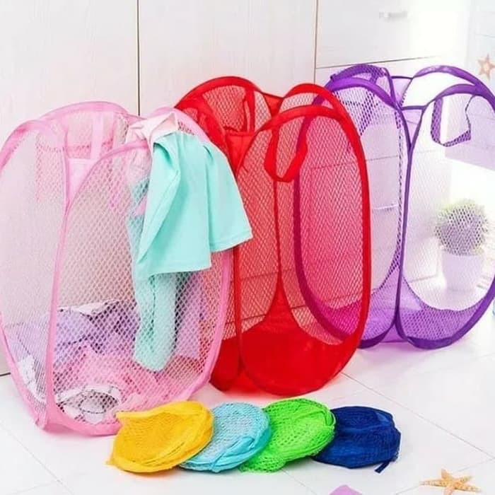 Keranjang pakaian kotor polos / keranjang baju / Laundry basket polos