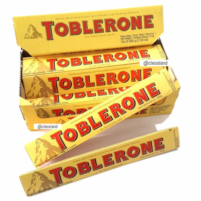 Jual Toblerone Milk Chocolate 200g | Shopee Indonesia