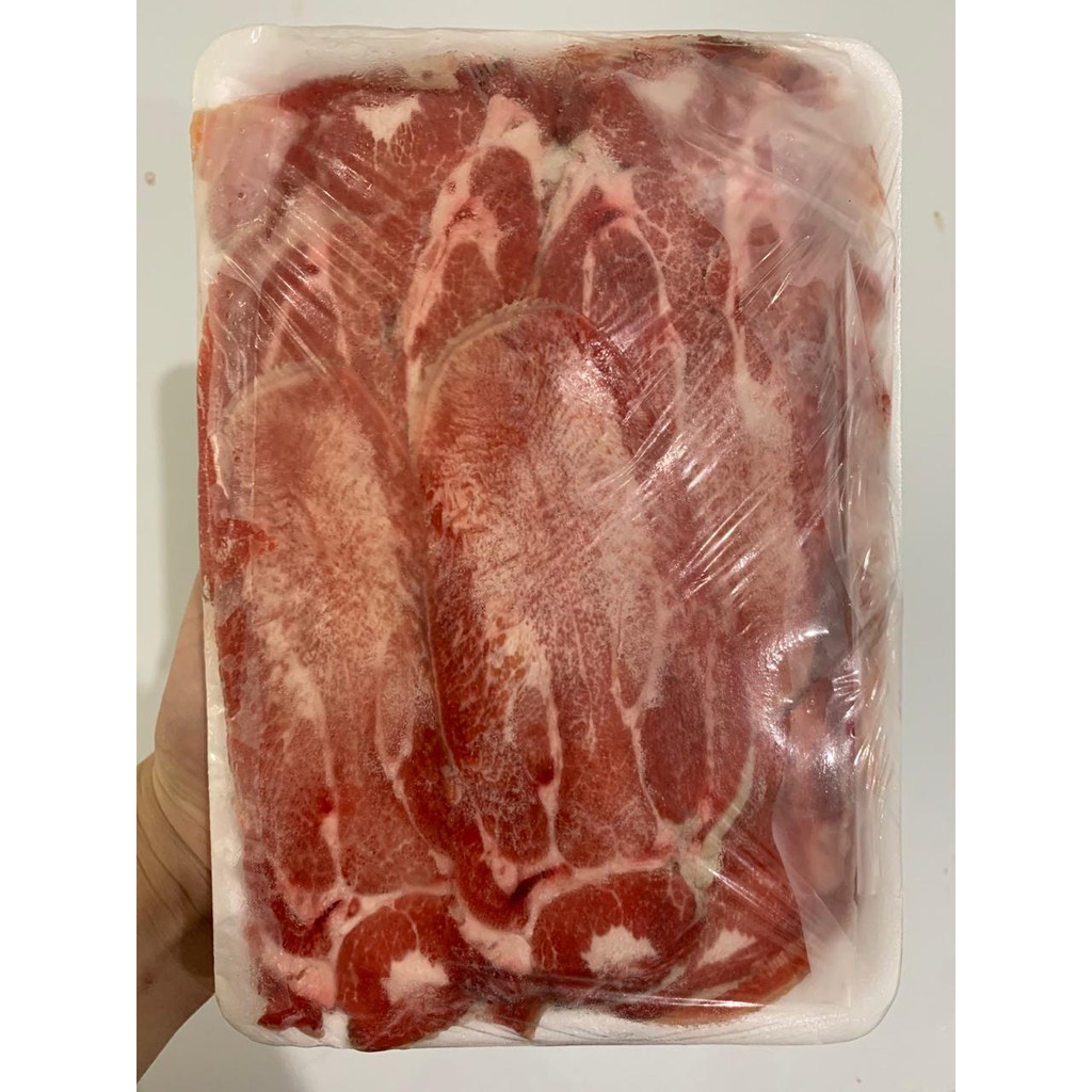 

DAGING SAPI IMPORT / Ox Tongue Slice AUSTRALIA - Lidah Sapi Slice (500g)