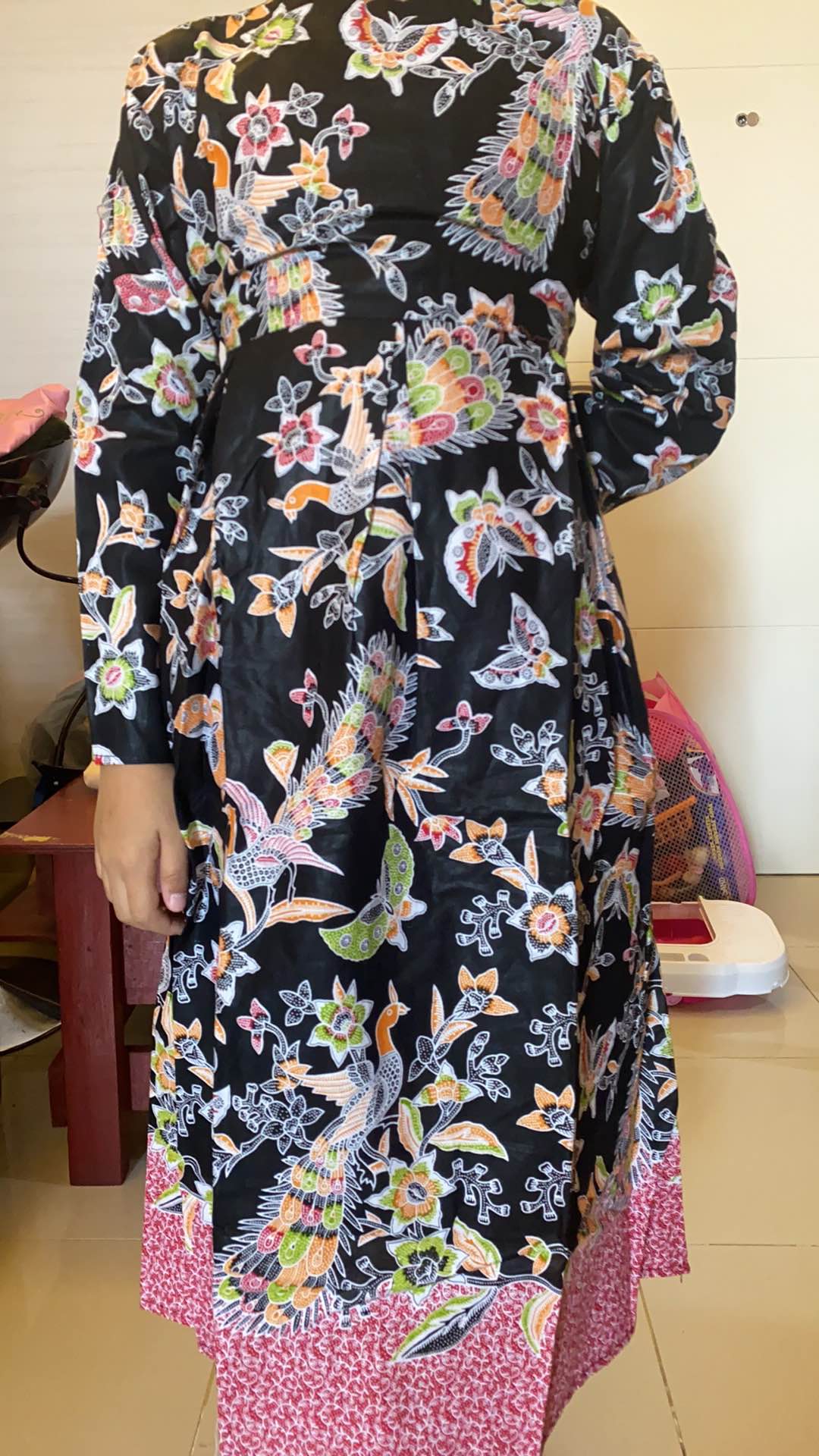 Umur 2-12 Tahun Gamis Batik Anak Wanita Syari Baju Batik Anak Motif Modis Best Seller Original