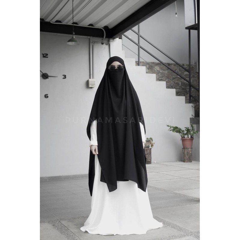 [FRENCH KHIMAR ONLY] FRENCH KHIMAR FEDORA MINI FK BELAH TANGAN PURNAMASARI DEVI ID