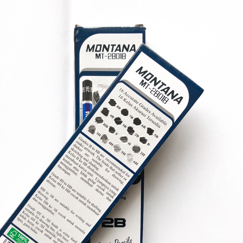 (12 Pcs) Pensil 2B Montana