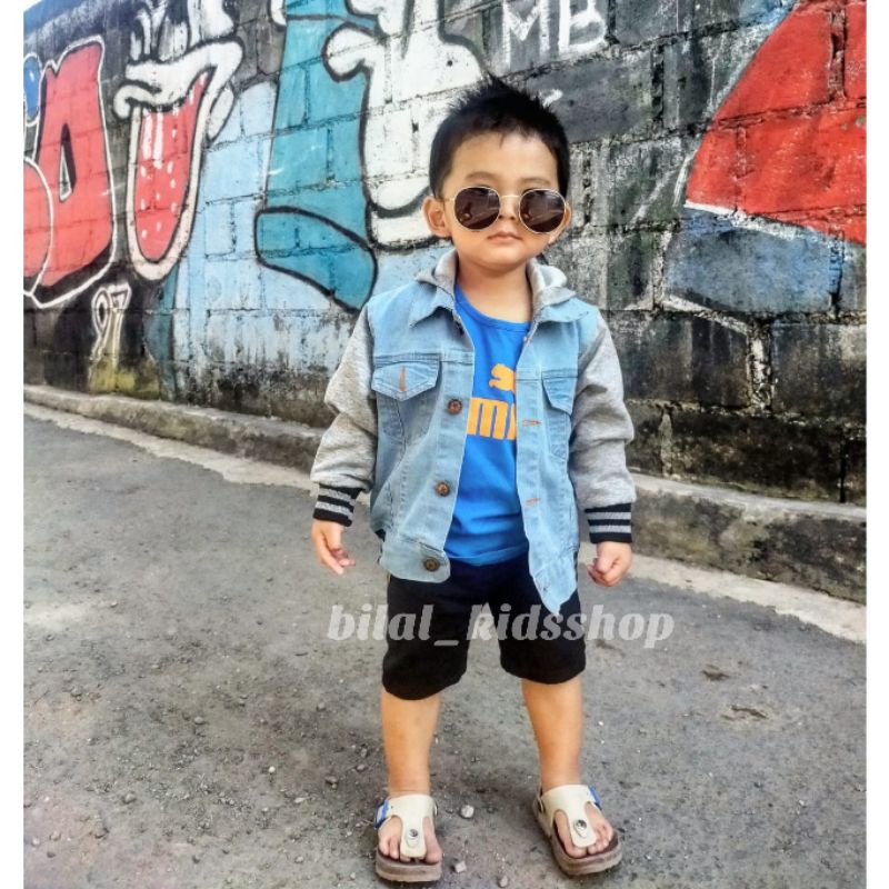 JAKET JEANS ANAK ( 1-10TH ) / JAKET HOODIE ANAK