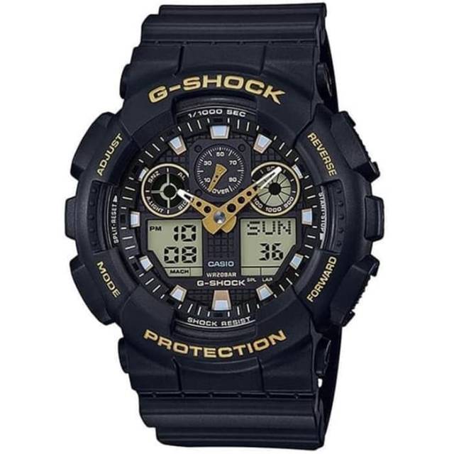 CASIO G-SHOCK GA-100GBX-1A9DR / GSHOCK GA100GBX-1A9 ORIGINAL & GARANSI