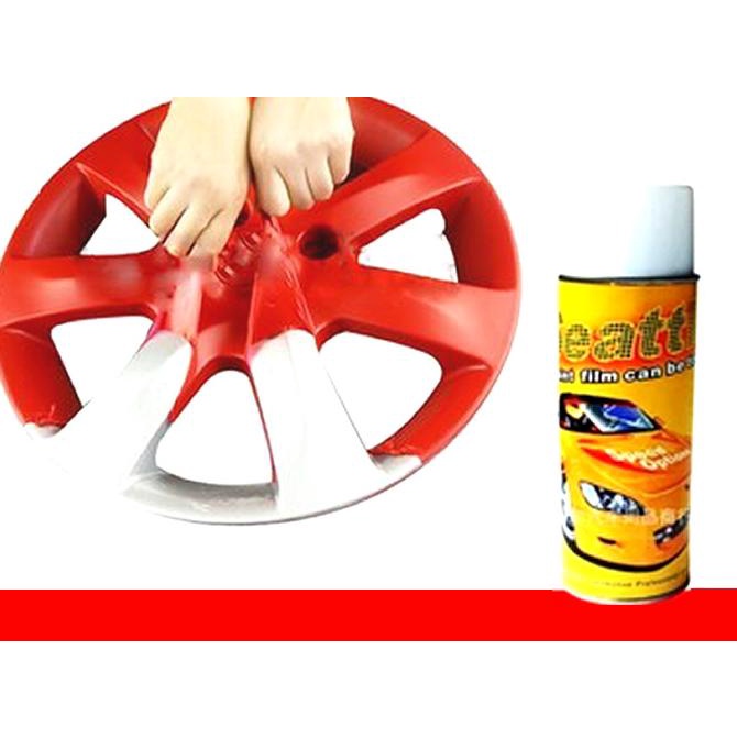 Cat Semprot Karet Pilox Sticker Velg Rubber Paint Coating Spray Film