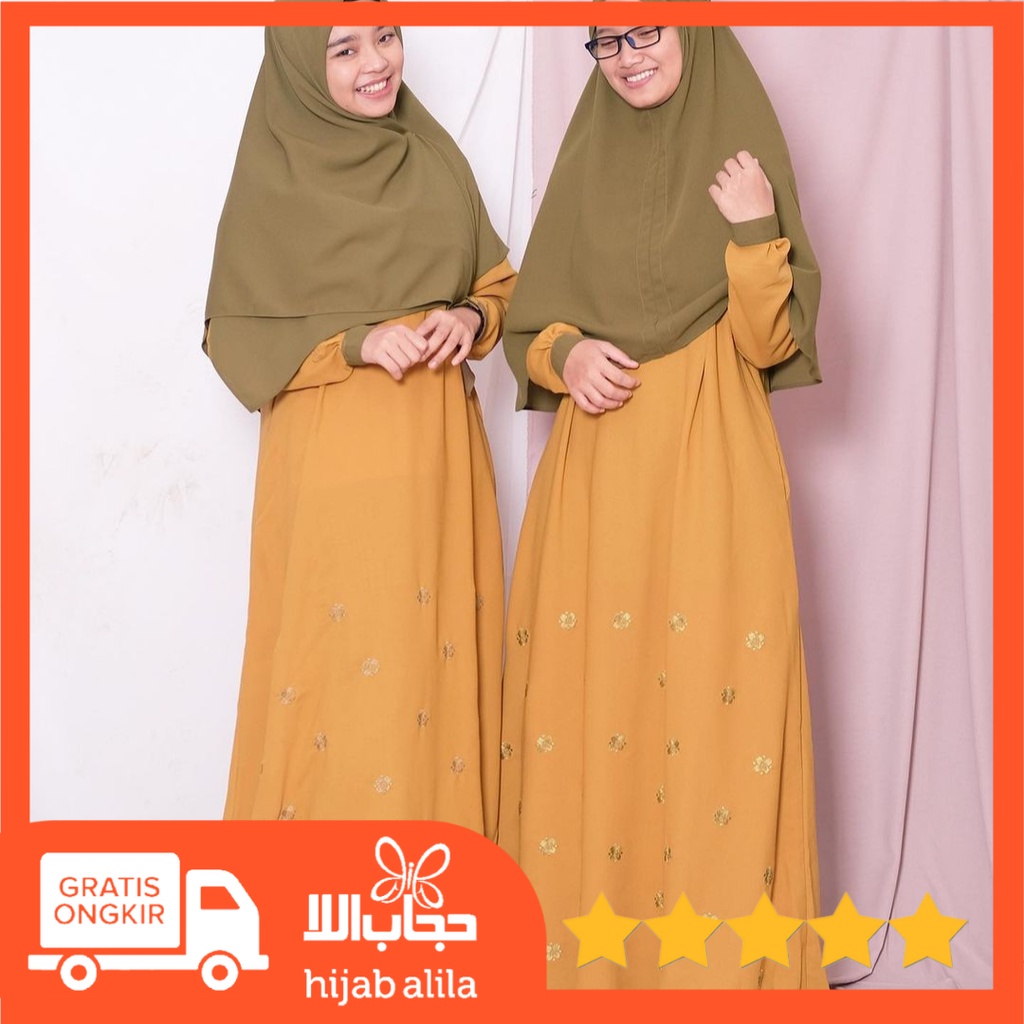 GAMIS SET JASMINE | GAMIS SYARI | HIJAB ALILA