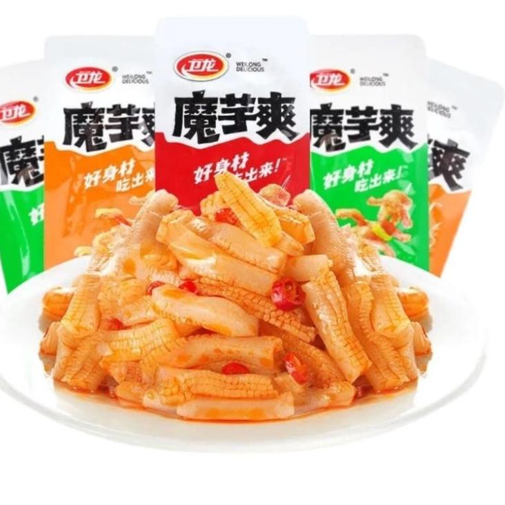 

Dapatkan Segera Wei Long Konjac Shuang (卫龙魔芋爽) Cemilan Snack Gurita 252 gram NFG++
