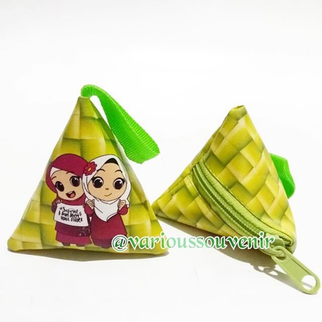 Dompet Ketupat Lebaran Amplop Idul Fitri Fitrah THR Kupat Lucu Lol Muslimin Muslimah Murah Lucu